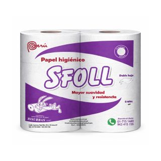 papel higienico sfoll economico 6 rollos